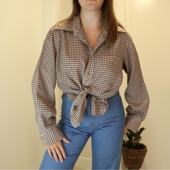Vintage 1970s Saks Fifth Avenue Button Up - Picture 5 of 5